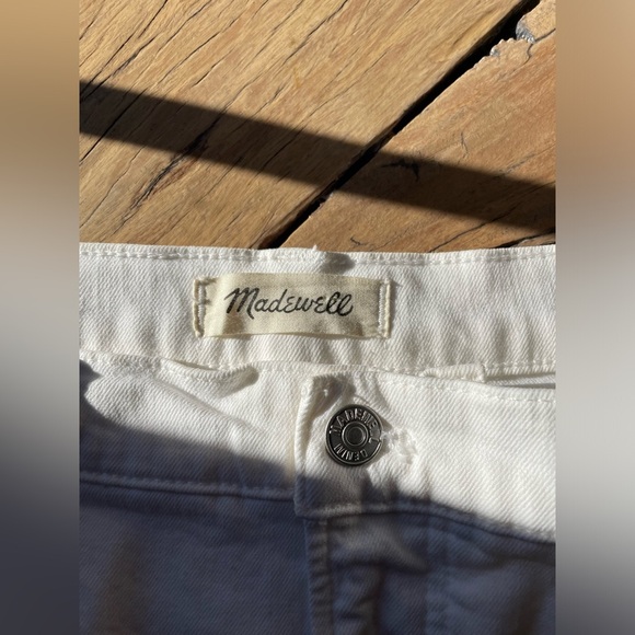 Madewell Perfect Vintage Jean in Tile White Size 33 Tall Excellent Condition - Picture 4 of 15